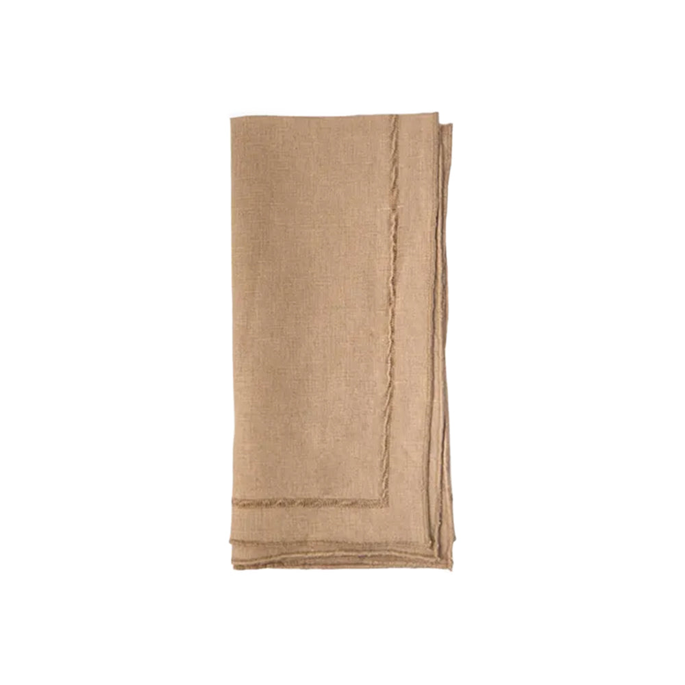 Riley Linen Napkin Khaki