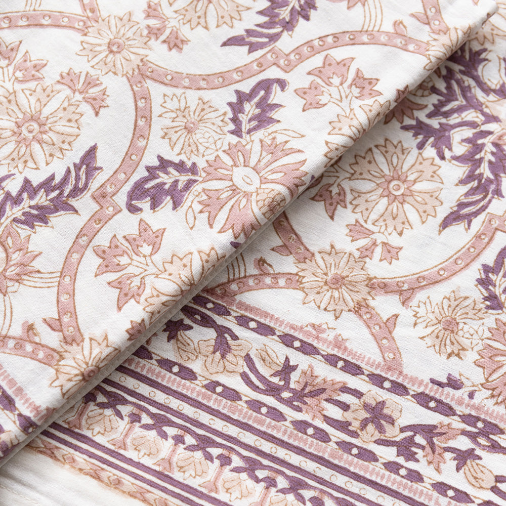 Mae Block Printed Tablecloth 280cm