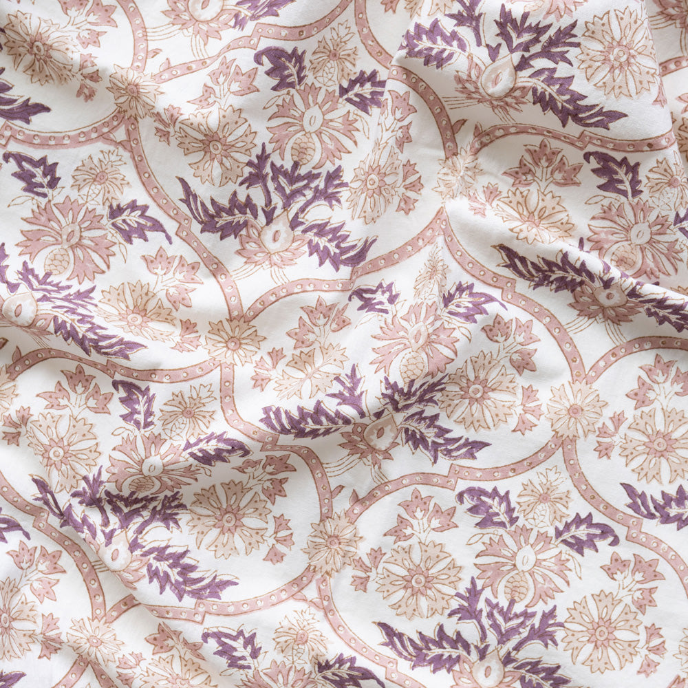 Mae Block Printed Tablecloth 280cm