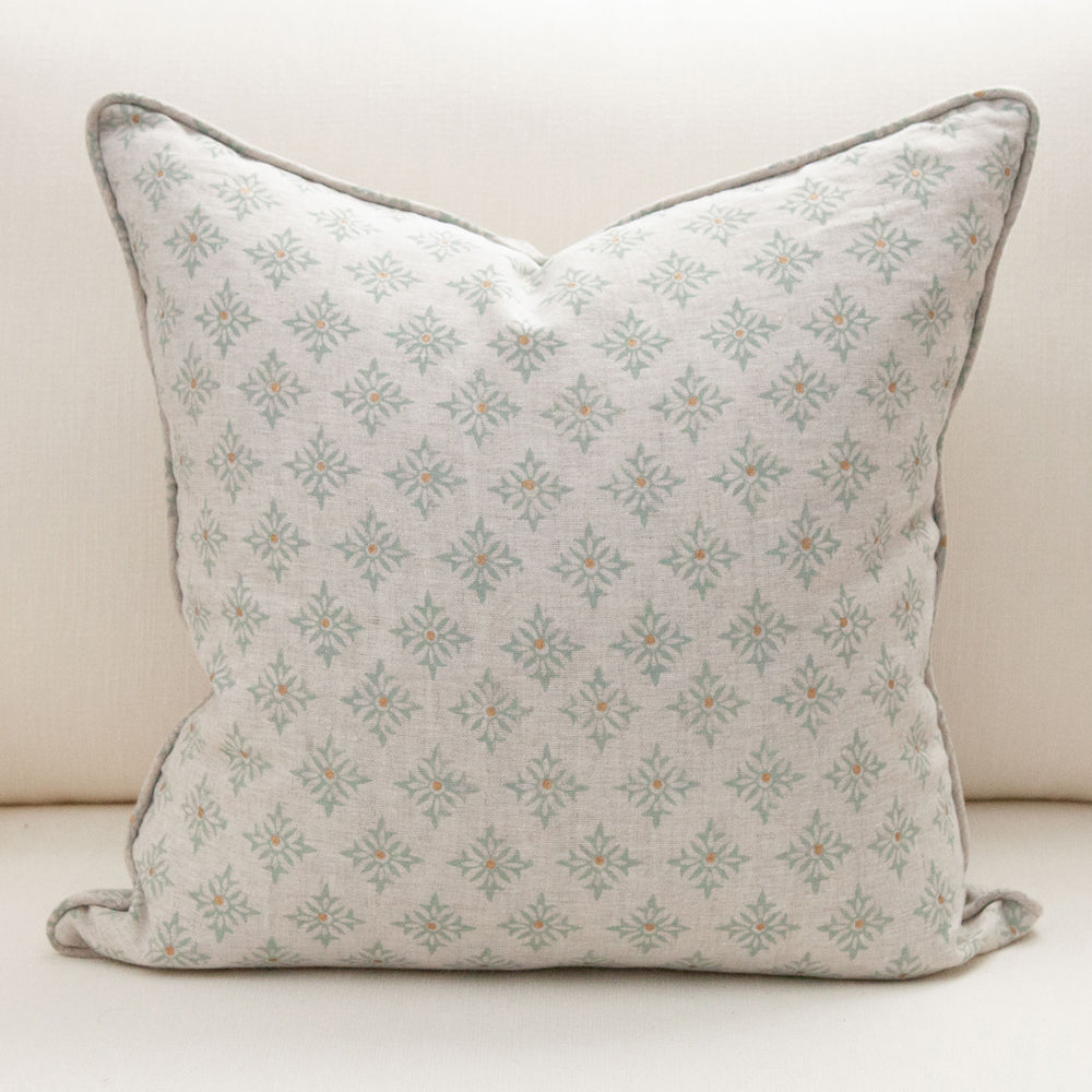 Millmark Bay Blue/Gold Cushion 50x50cm