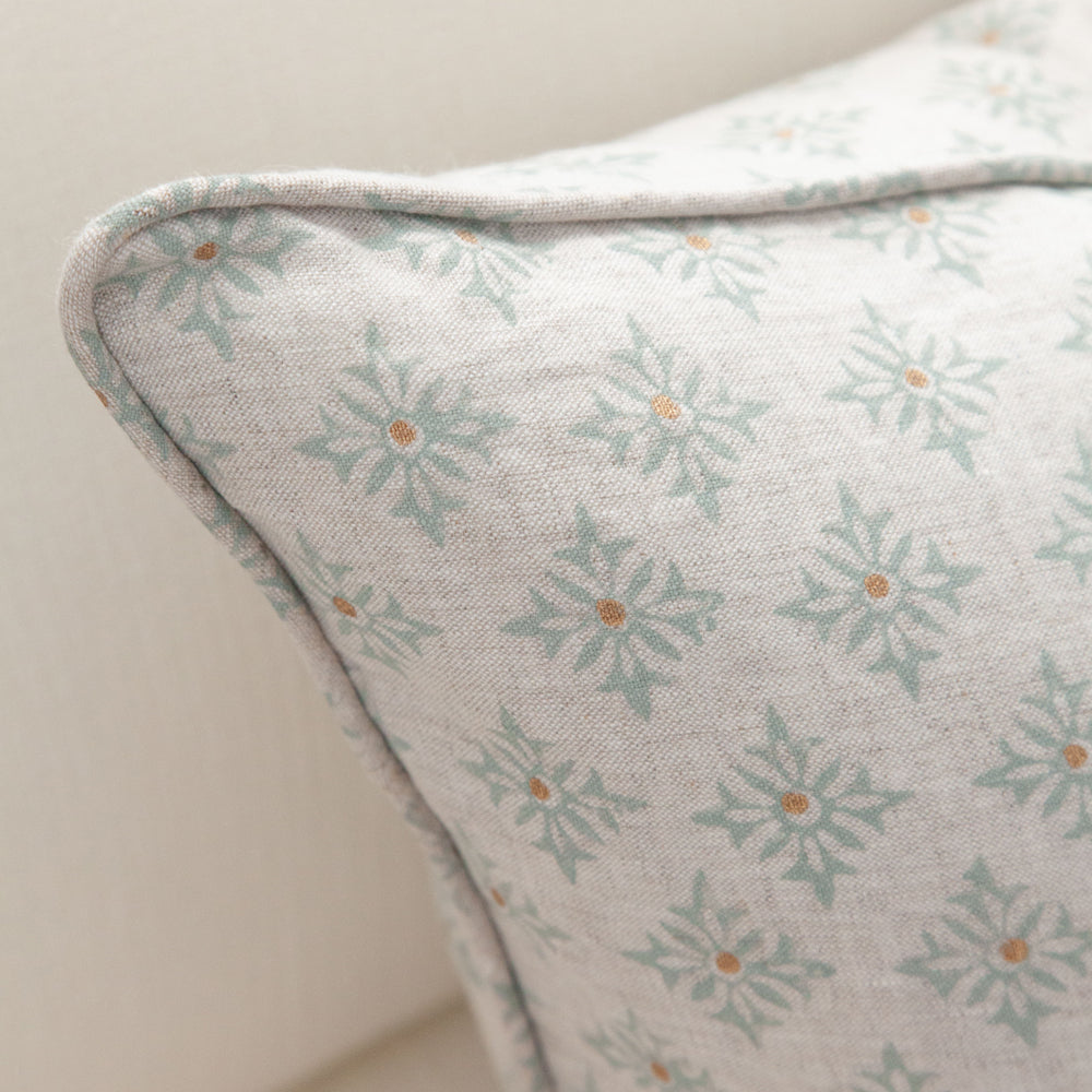 Millmark Bay Blue/Gold Cushion 50x50cm