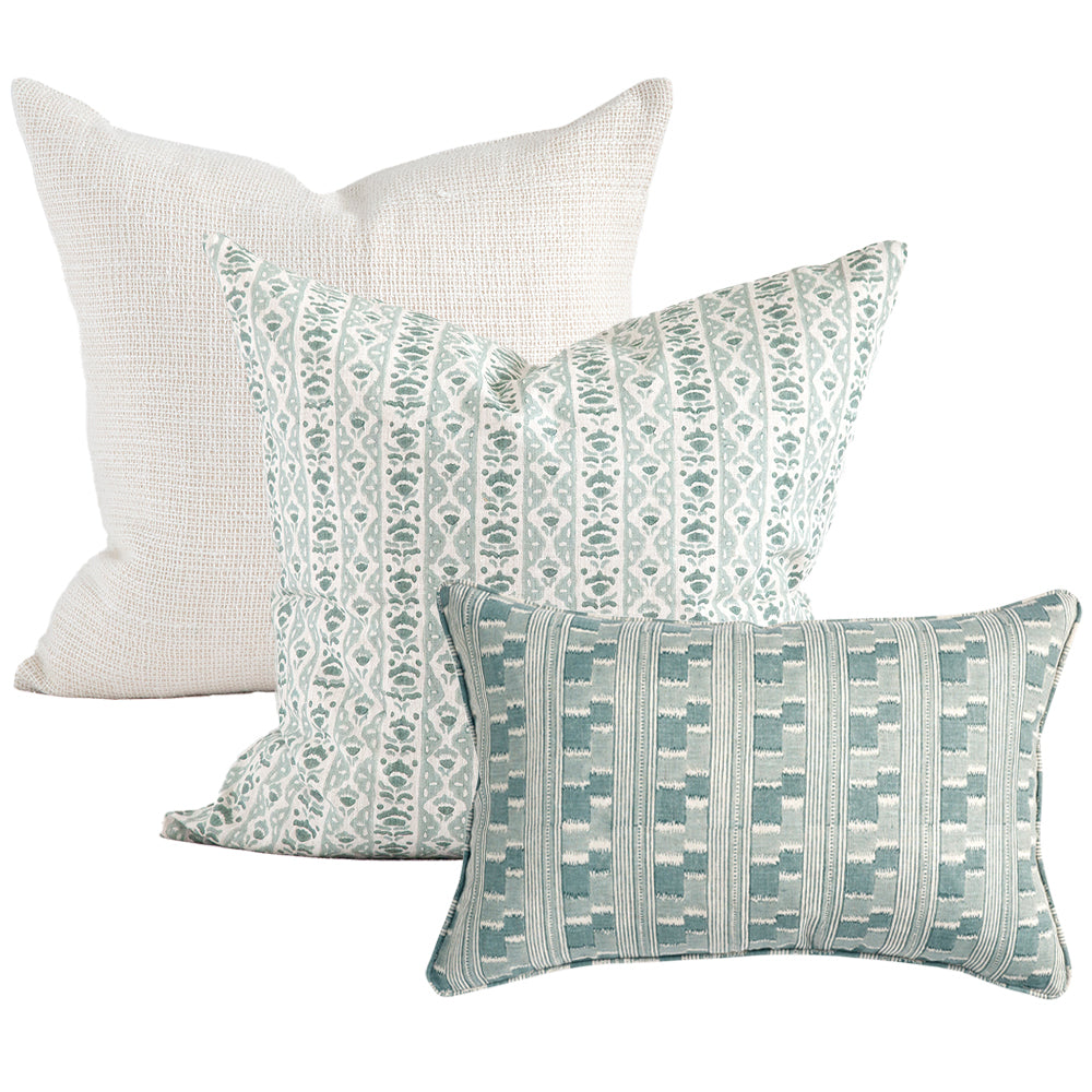 Chowk Rialto Celadon Montego Cushion Combination