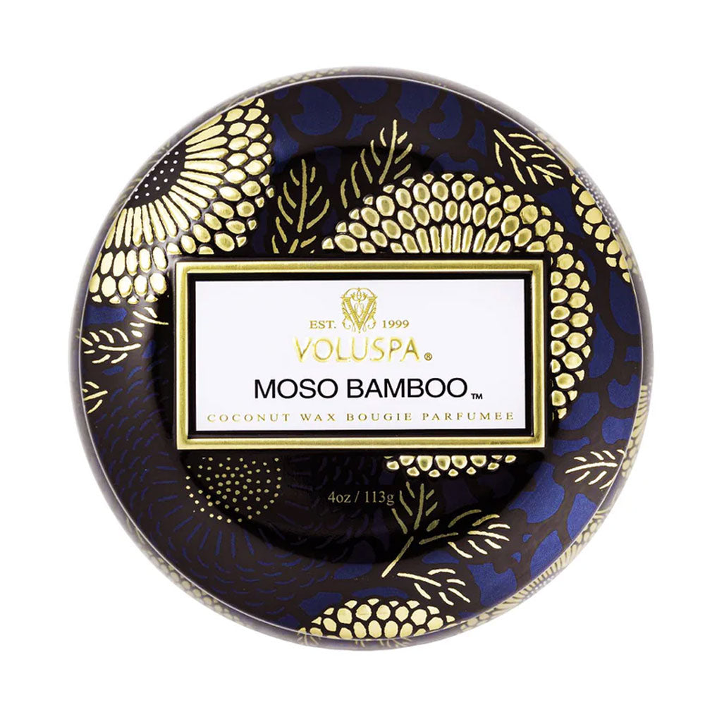 Voluspa Moso Bamboo Tin Candle