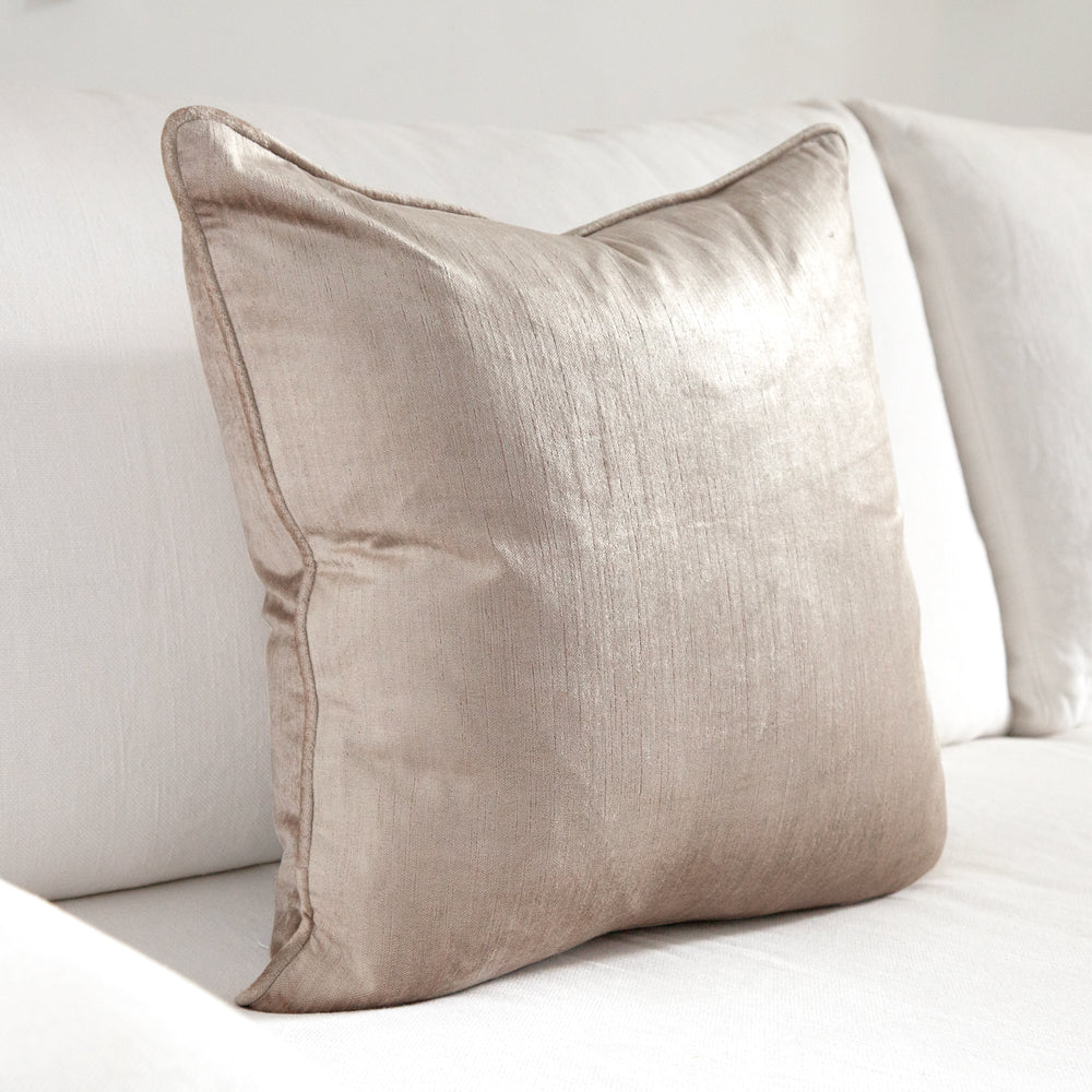 Square oyster velvet cushion cover