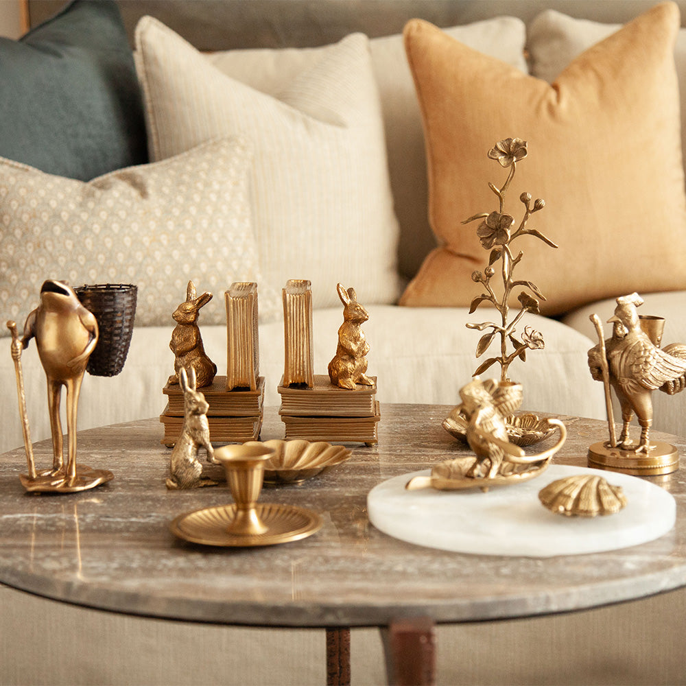 Fleur Brass Jewellery Stand