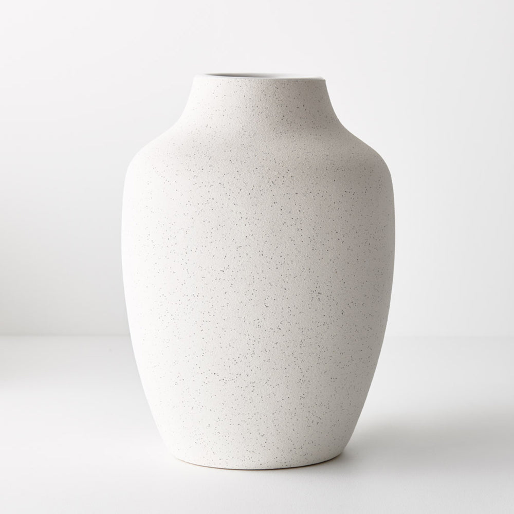 White classic shape flower vase.