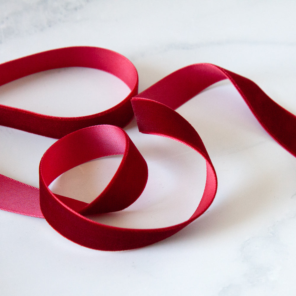 Spice Red Velvet Ribbon 1.9cmx10m