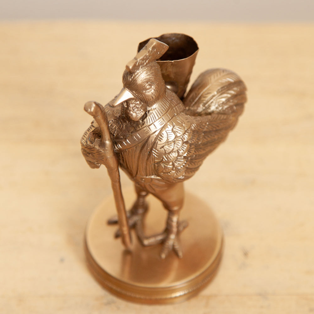 Rocky Brass Pen Holder