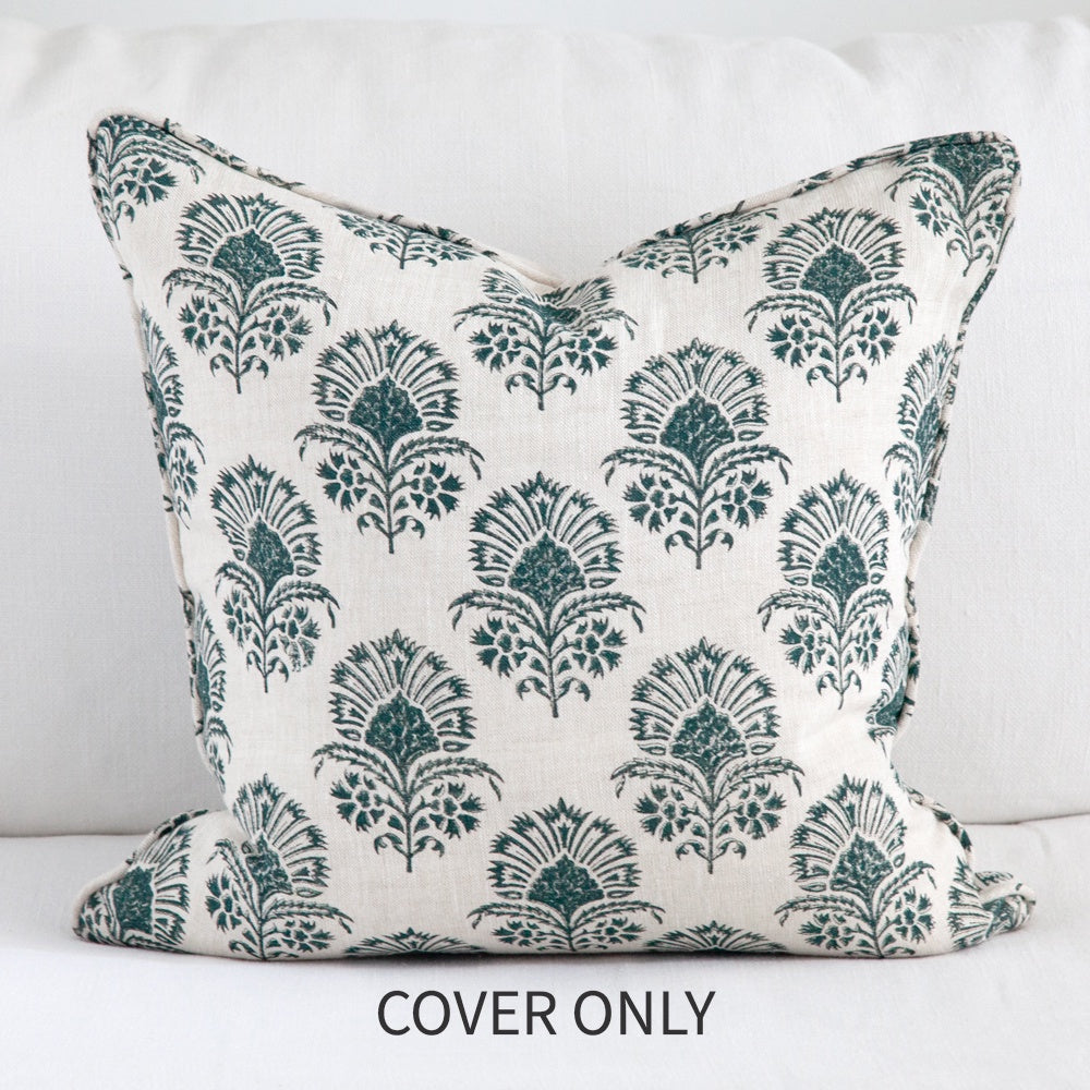 Sea Holly Ink Blue Cushion Cover Only 50x50cm