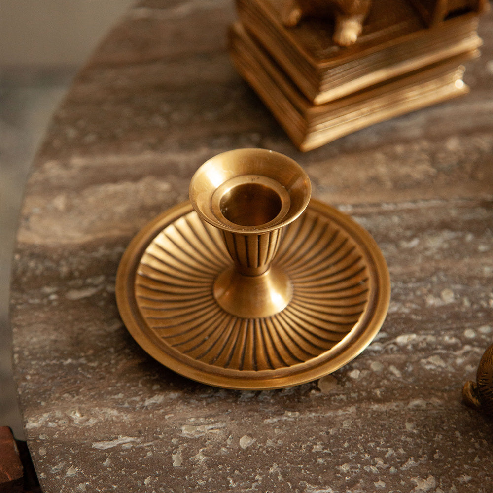 Duchess Brass Candle Holder