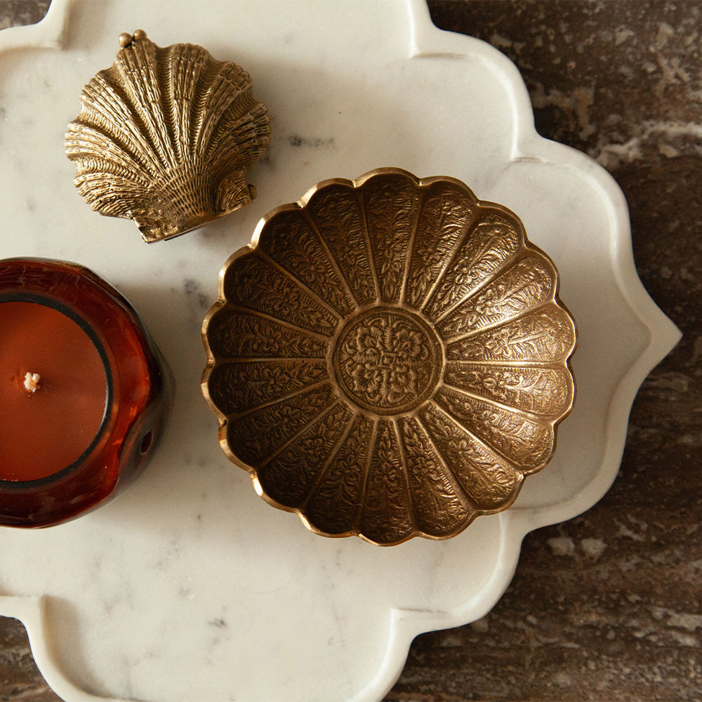 Clover Brass Dish