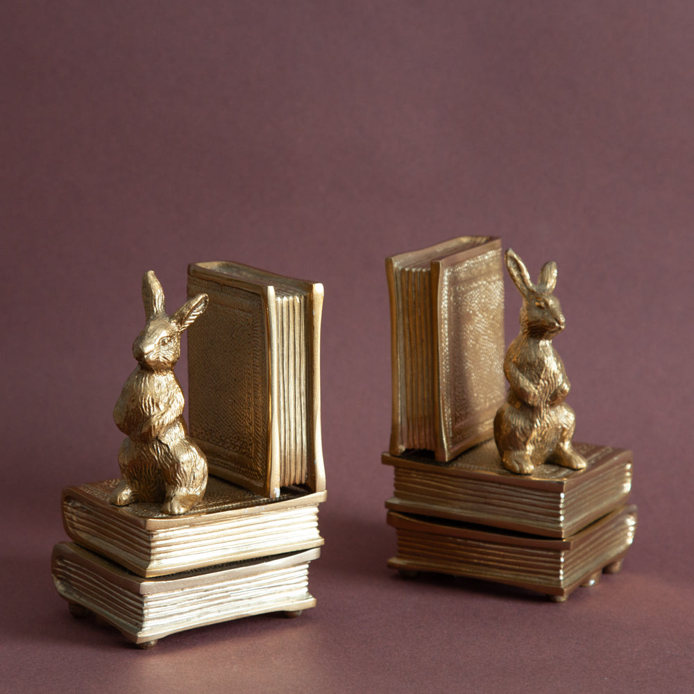 Harvey Rabbit Bookends