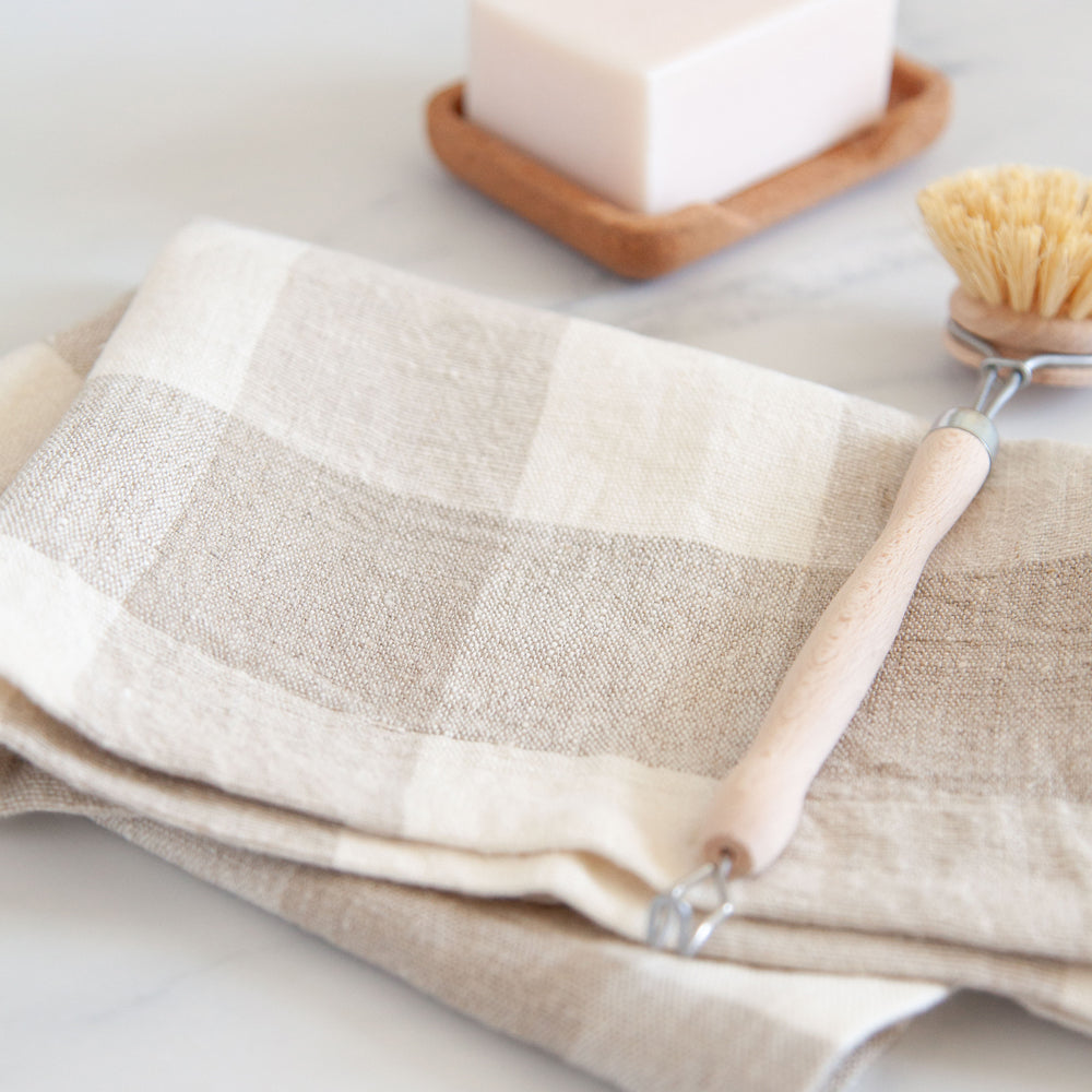 Sunday Linen Tea Towel Biscuit