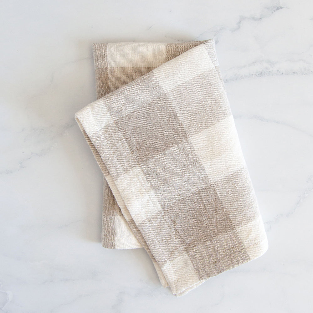 Sunday Linen Tea Towel Biscuit