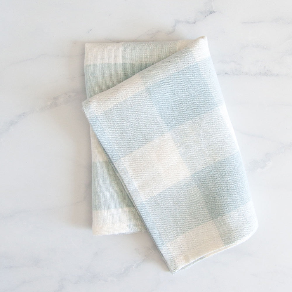 Sunday Linen Tea Towel Meadow Blue