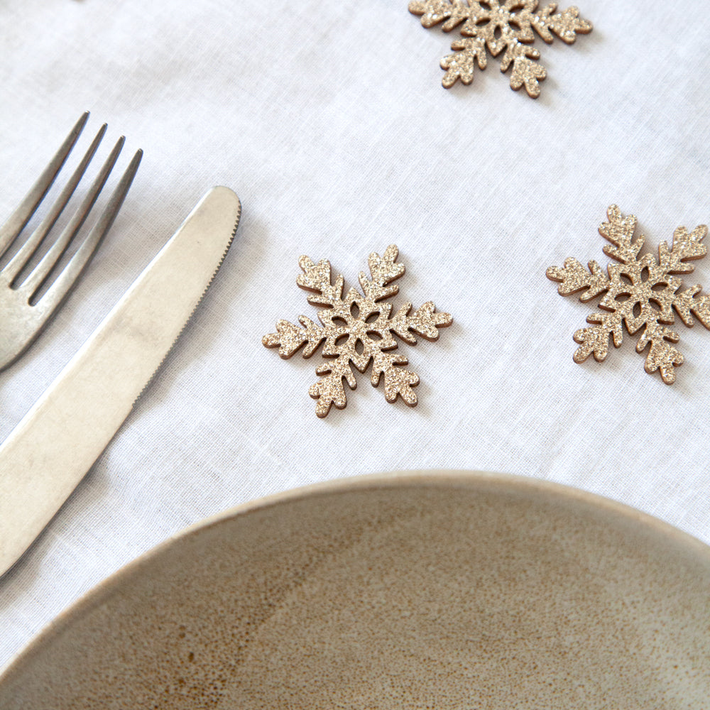 Glitter Wooden Table Confetti