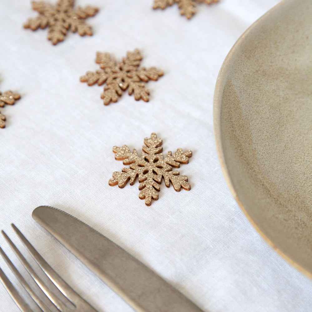 Glitter Wooden Table Confetti