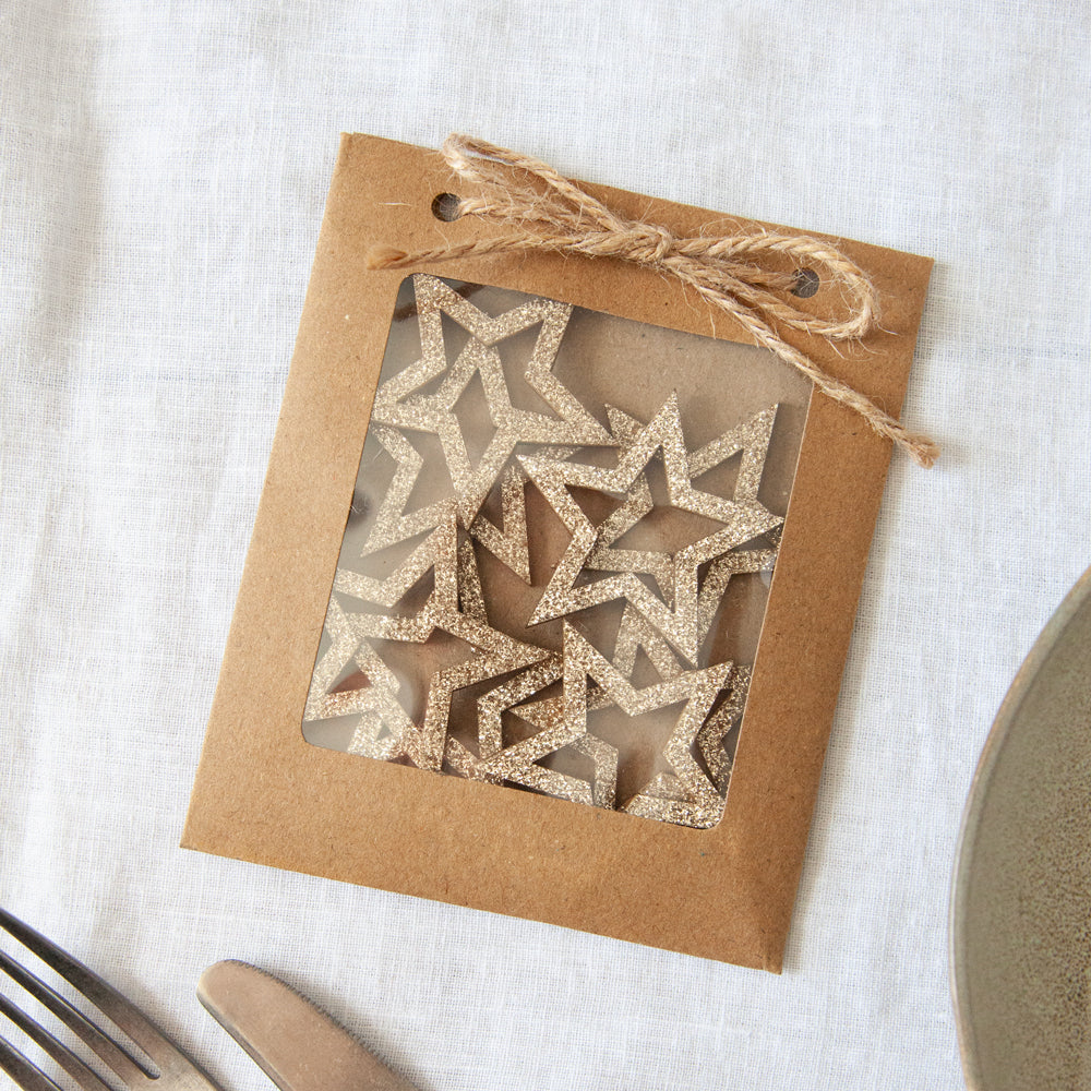 Glitter Wooden Table Confetti