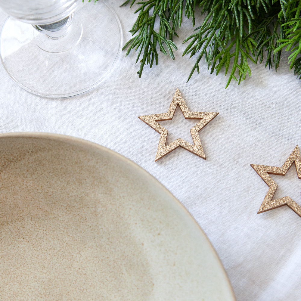 Glitter Wooden Table Confetti