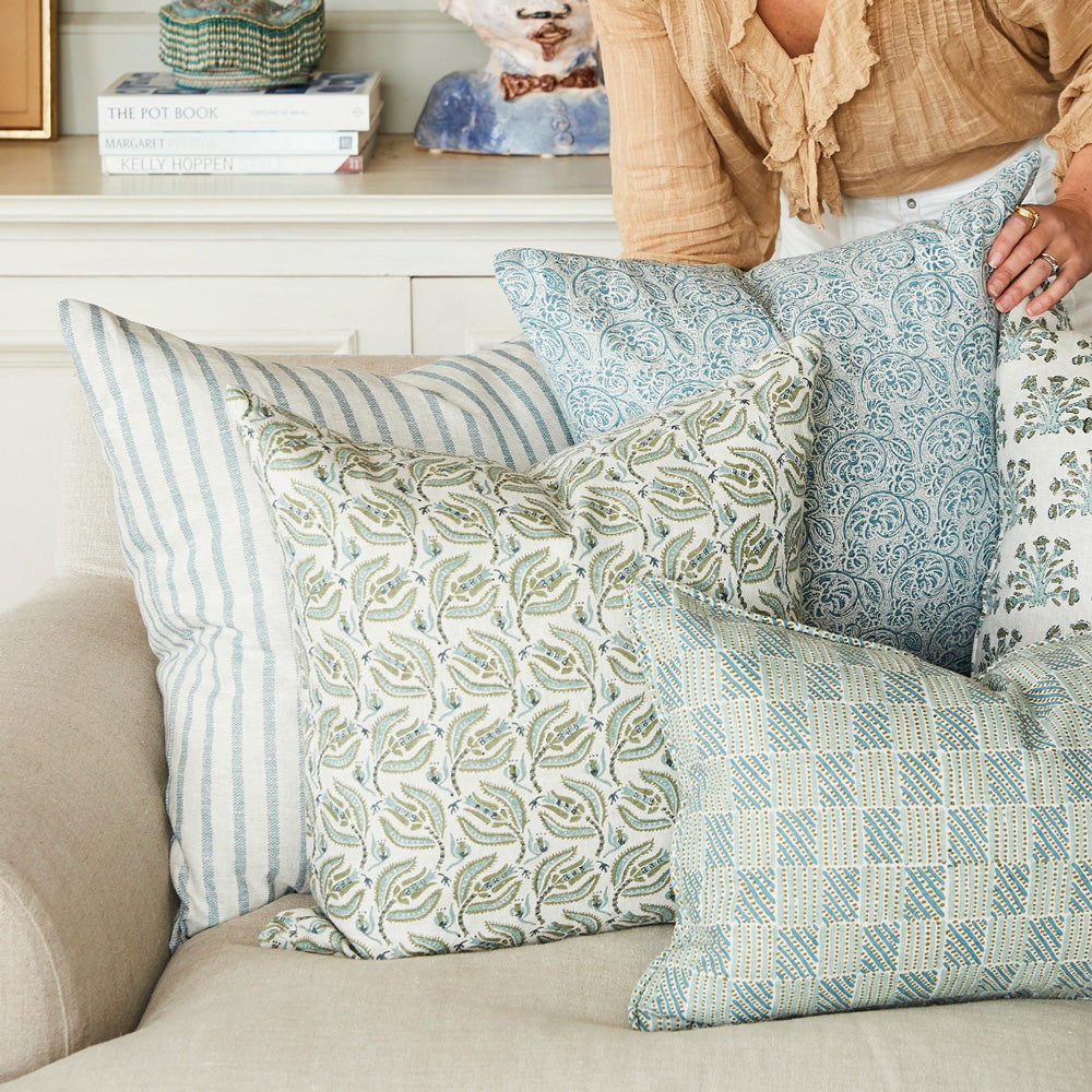 Broccato Slate Cushion 50x50cm