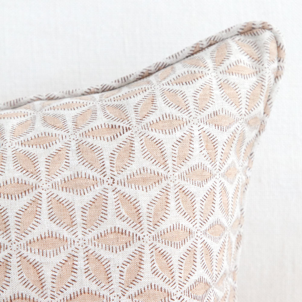 Close up of the pattern on Walter G Hanami Shell Cushion .