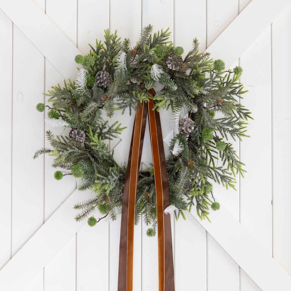 Woodland Wreath & Ribbons Decorative Set
