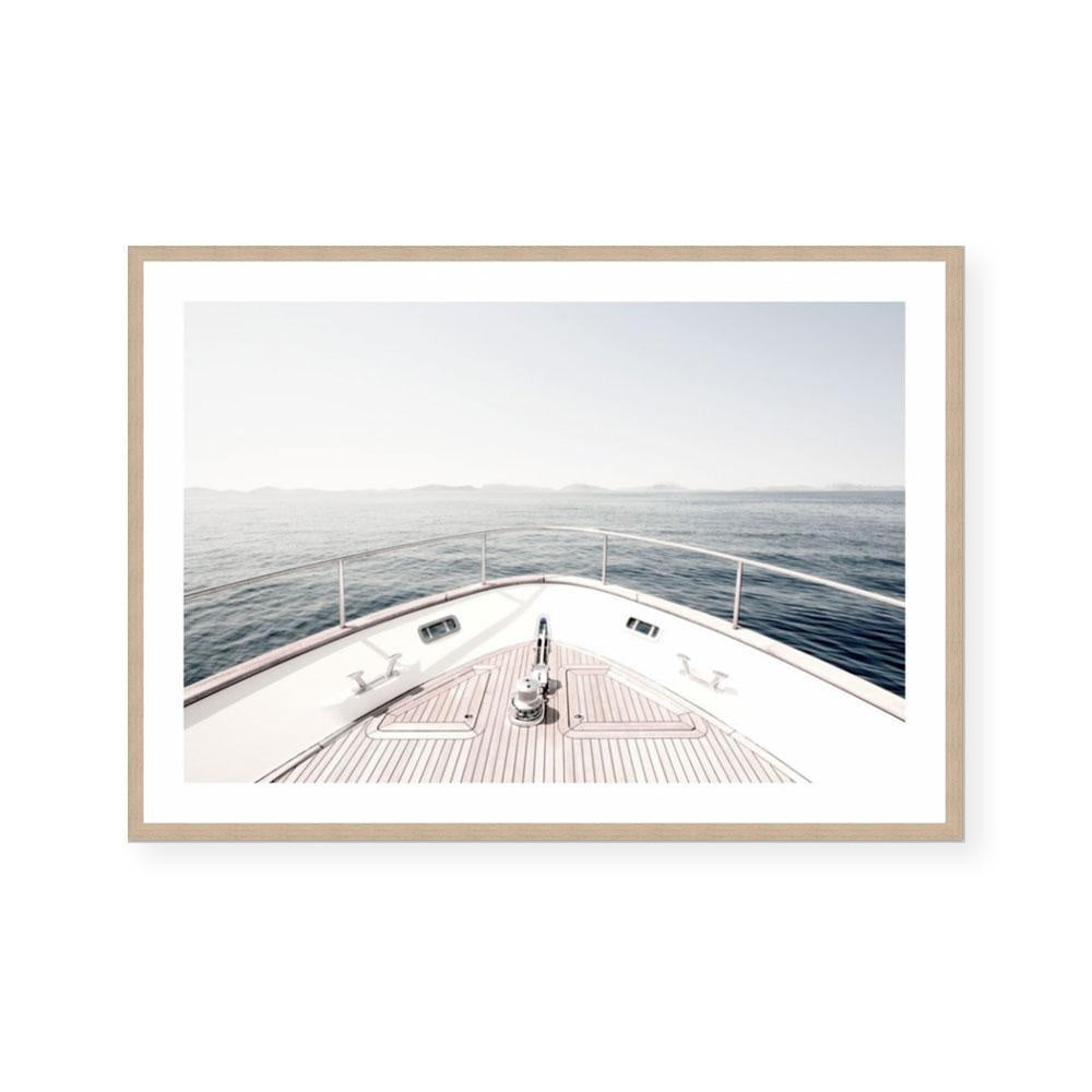 View From The Bow Framed Print