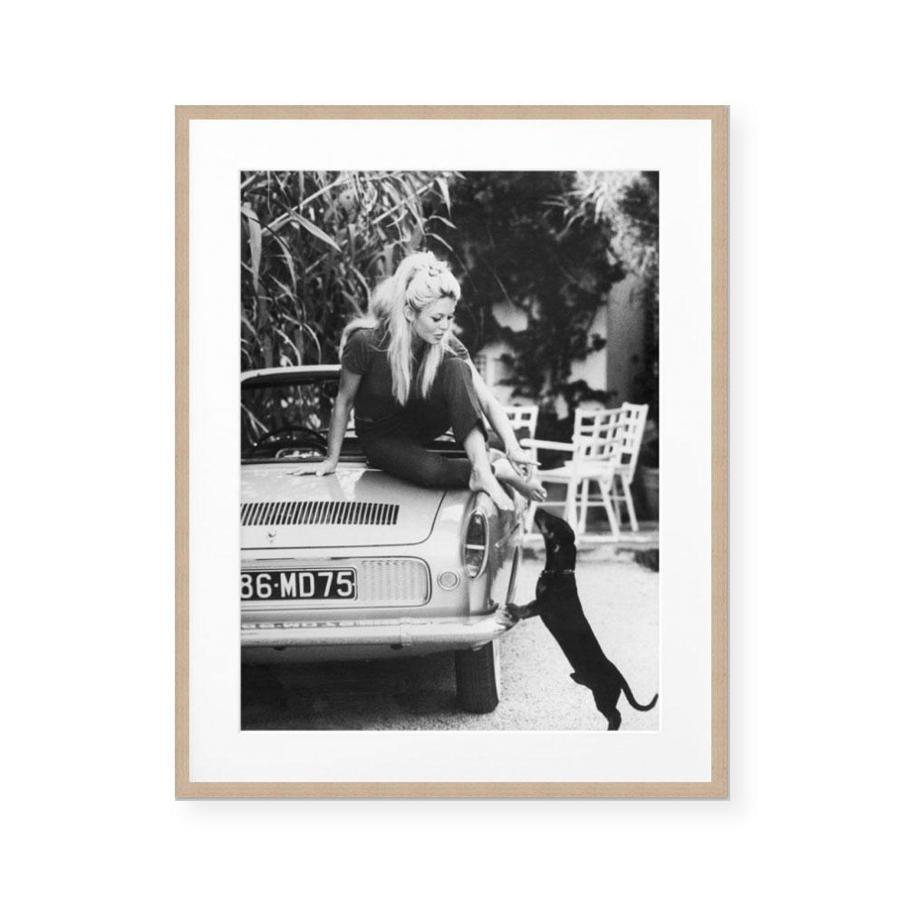 Brigitte Bardot at Home Art Print