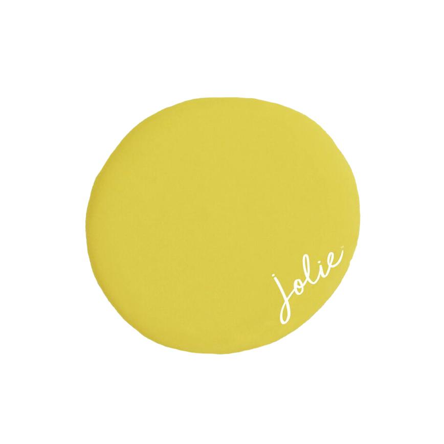 Jolie Chalk paint in Emperors Yellow.