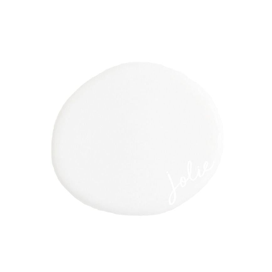Jolie Chalk Paint in pure white.