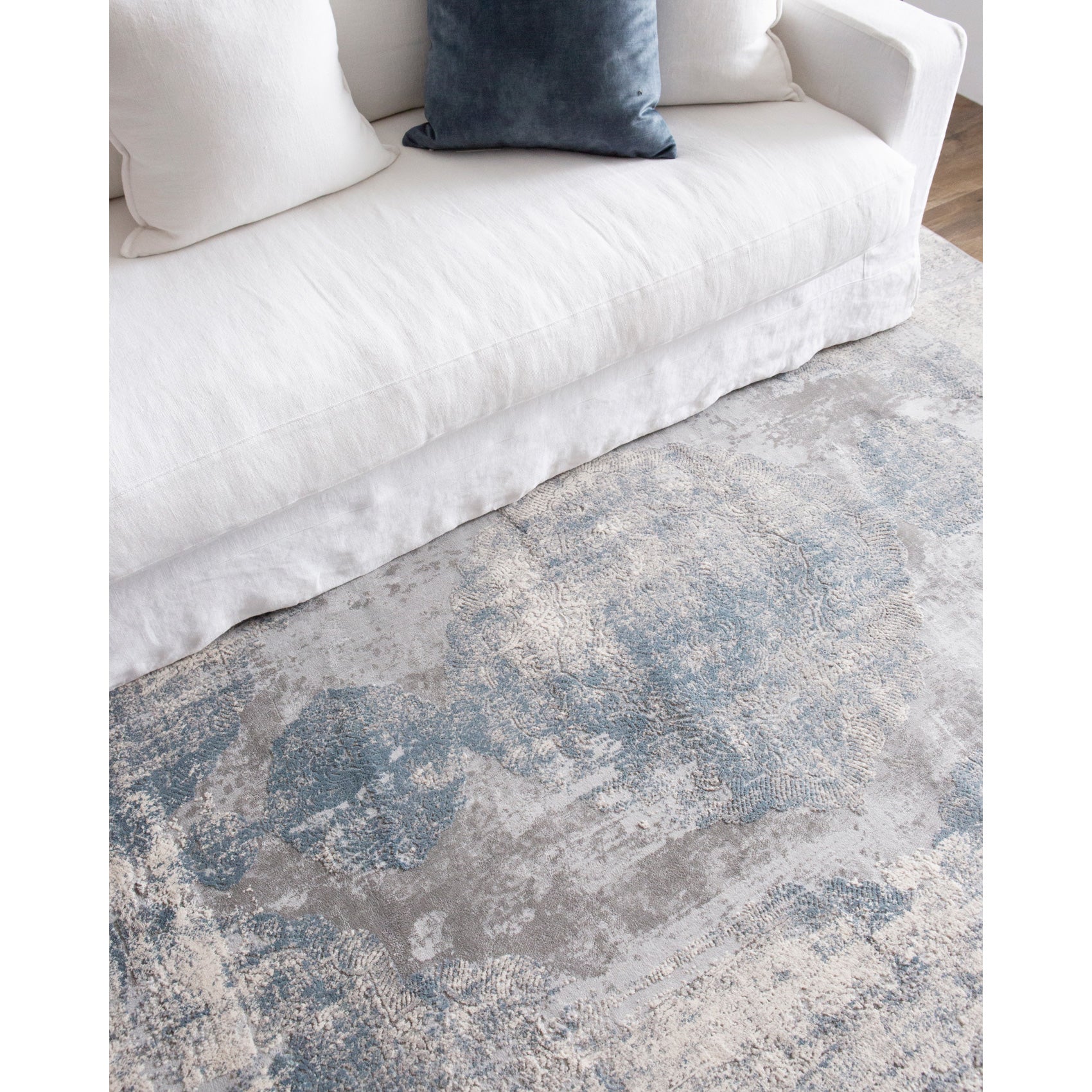 May Floor Rug | Pepperwhites by Tara Dennis