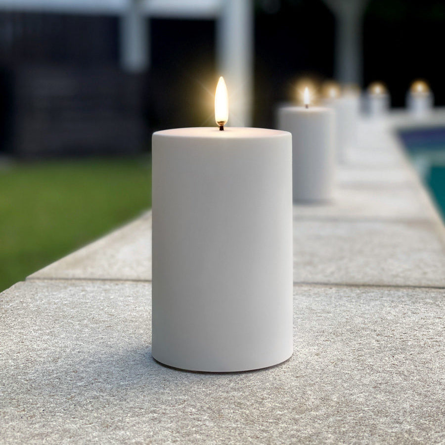 Outdoor flameless candle.