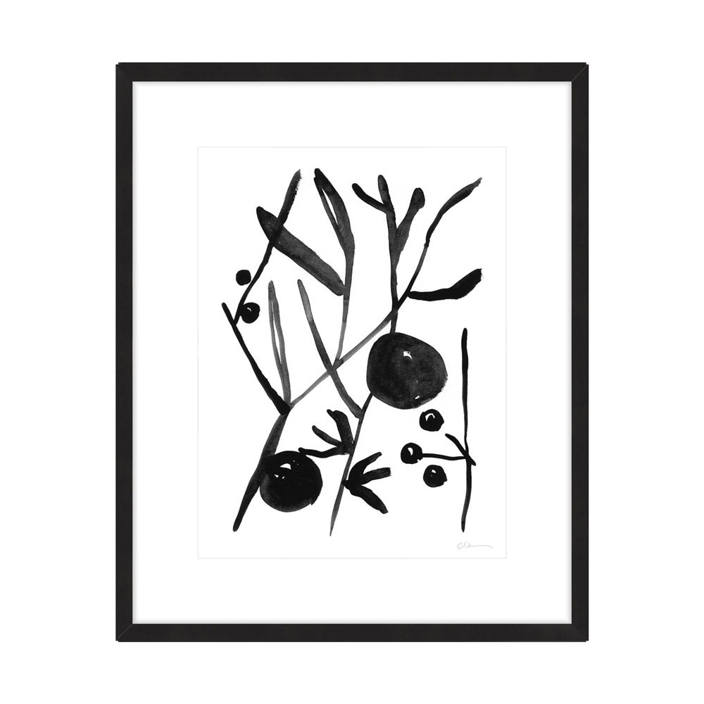 Botanic Ink I Framed Print