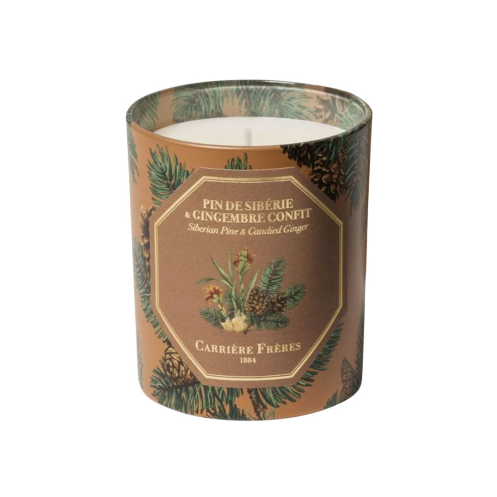 Carriere Freres Pine and Candied Ginger Candle.
