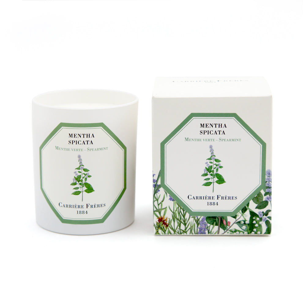 Carriere Freres Spearmint candle.