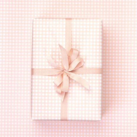 Gingham Wrapping Paper Roll
