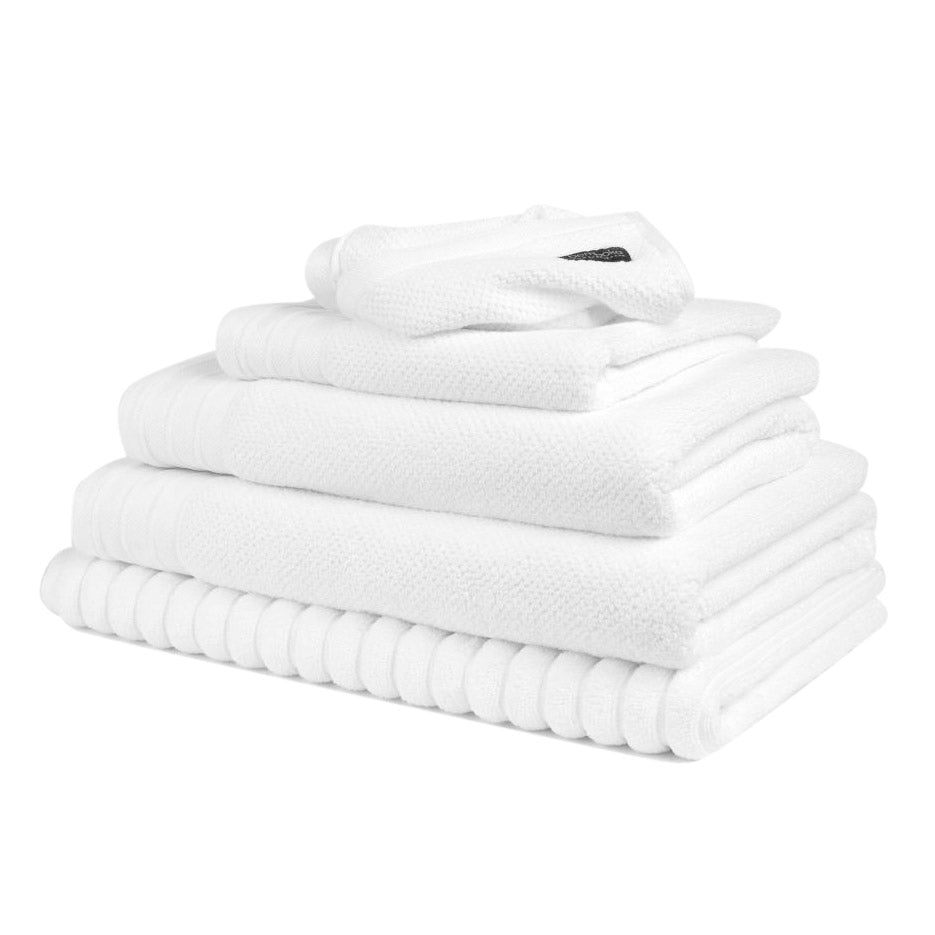 Bemboka white towel set.