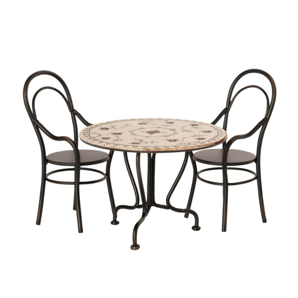 Maileg cafe style dining table set.
