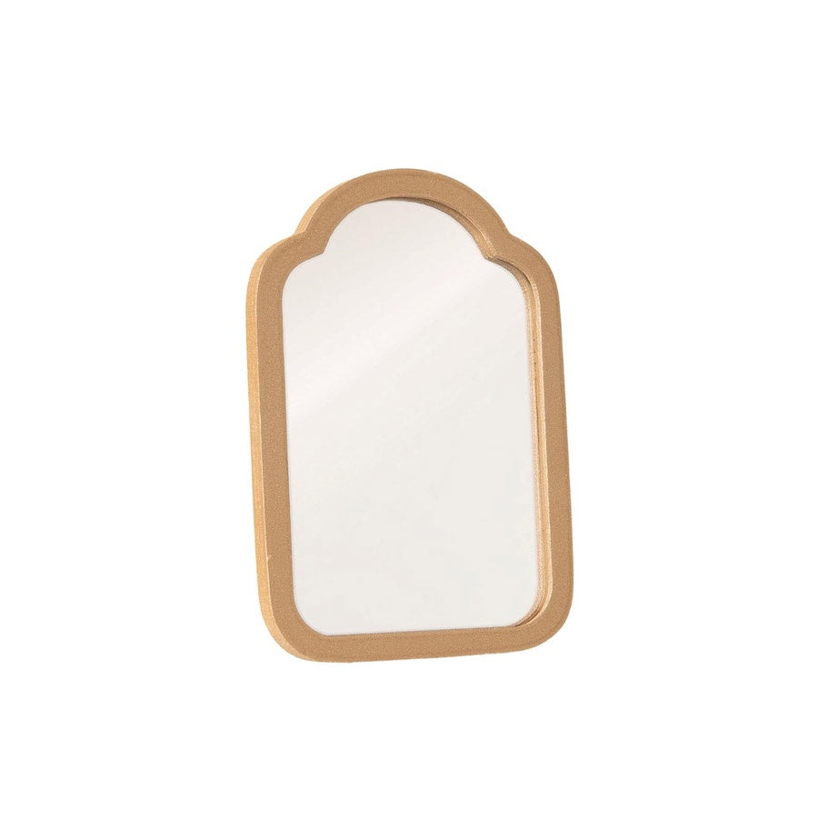 Maileg miniature mirror with gold frame