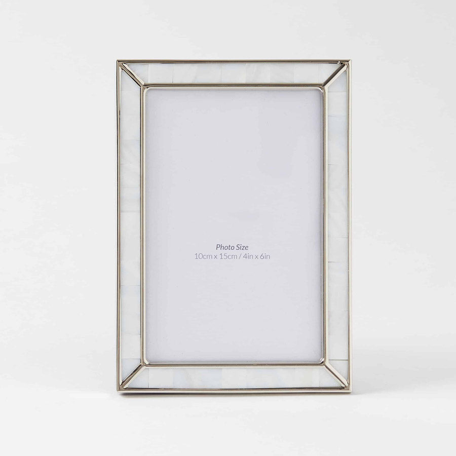 Mother of pearl photo frame.