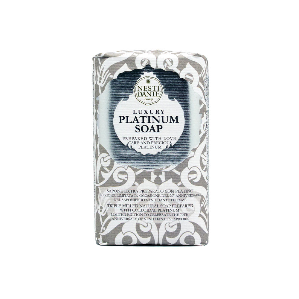 Nesti Dante Luxury Platinum Soap in packaging.