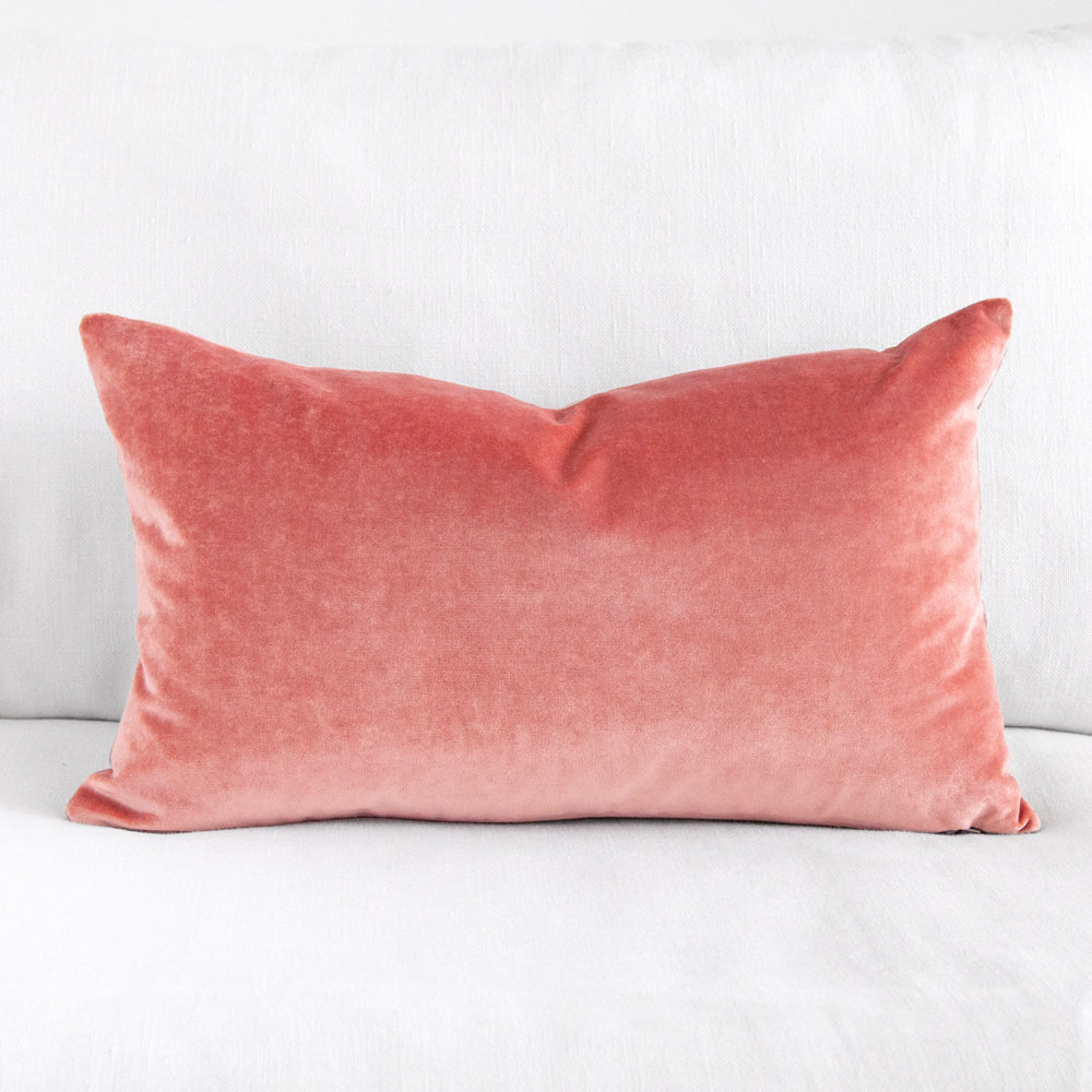 Rose Cedre Velvet Cushion