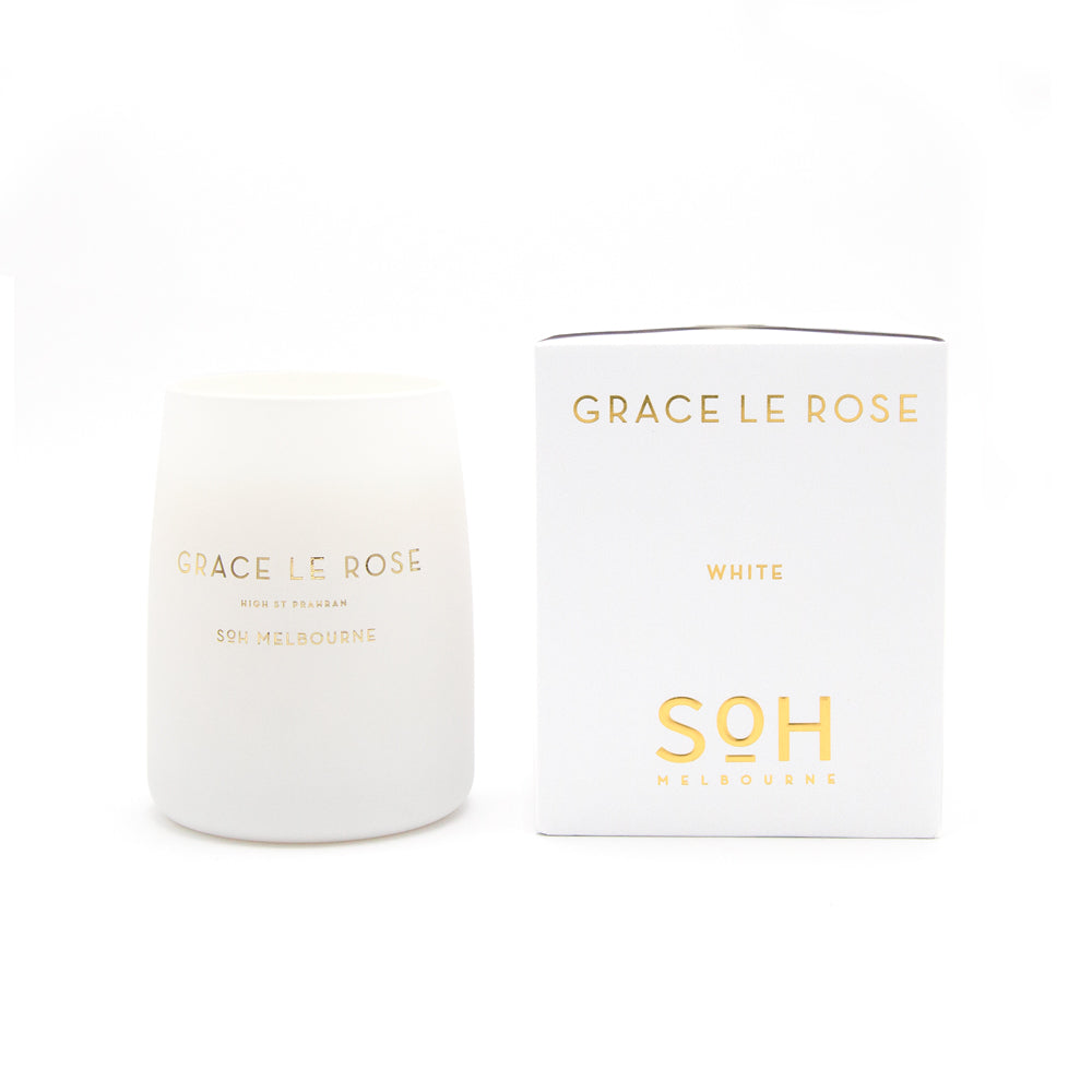 Grace Le Rose candle. 