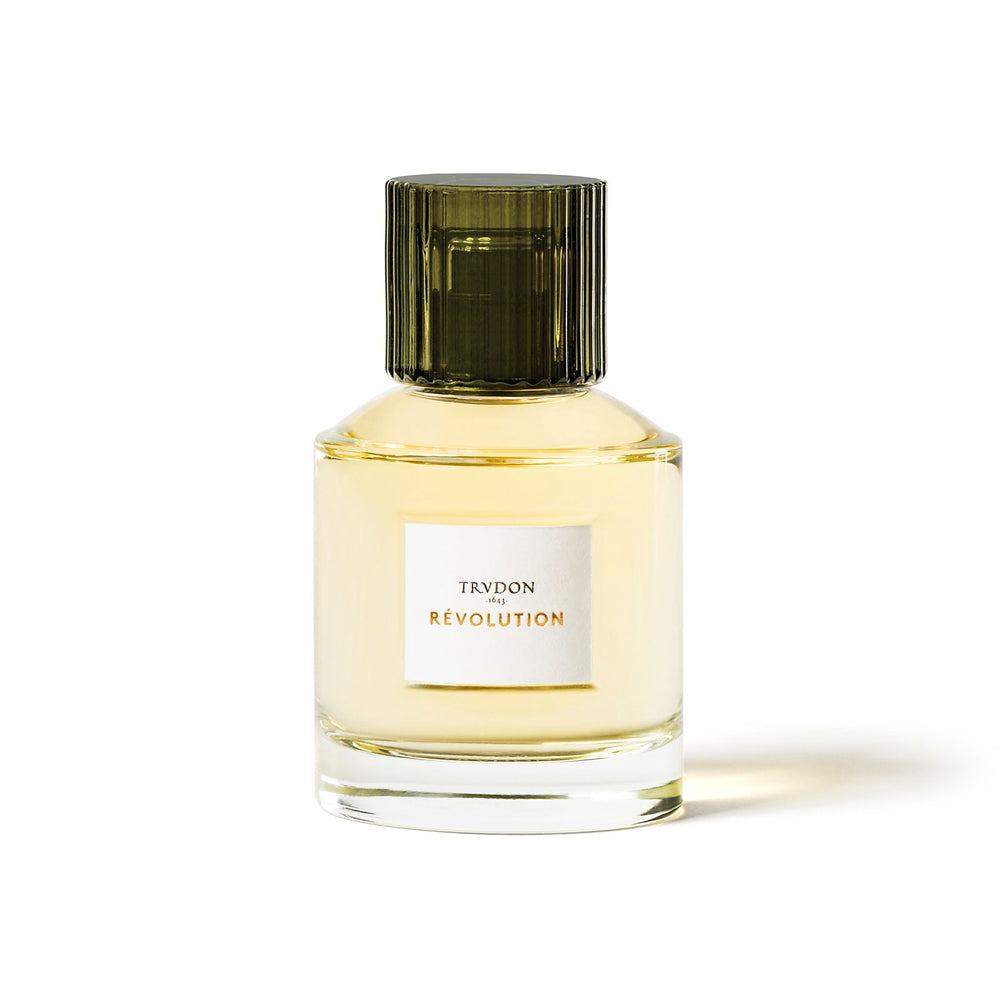 Trudon Revolution Perfume in 100mL bottle.